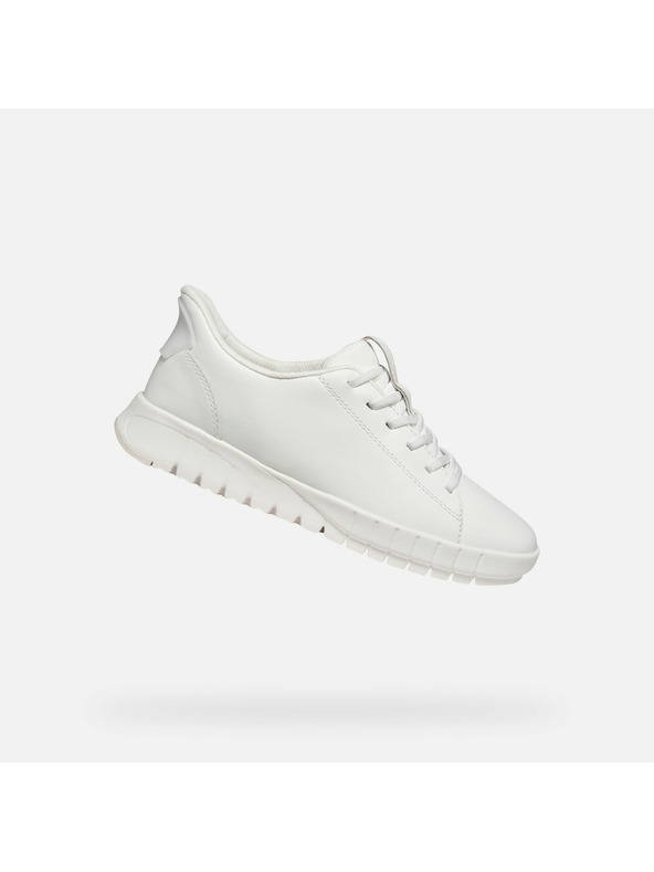 Geox Beli ženski čevlji Geox Flextride Plus