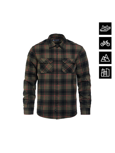 Horsefeathers Vodoodporna tehnična srajca Dough - tarmac