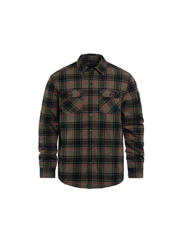 Horsefeathers Vodoodporna prešivana srajca Dough - tarmac