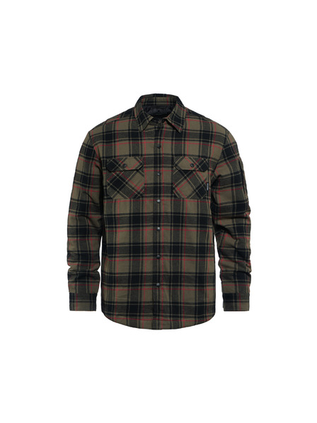 Horsefeathers Vodoodporna prešivana srajca Dough - tarmac