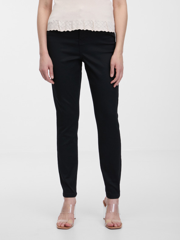 Orsay Črne skinny fit hlače ORSAY