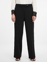 Orsay Črne ženske hlače s širokimi nogavicami ORSAY