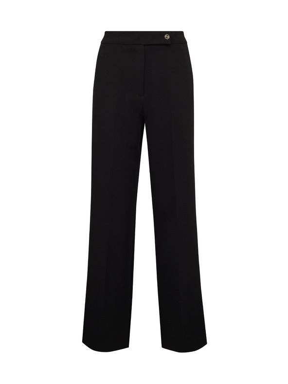 Orsay Črne ženske hlače s širokimi nogavicami ORSAY
