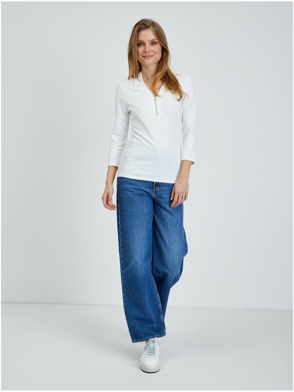 Orsay Krem majica s tričetrtinskimi rokavi ORSAY