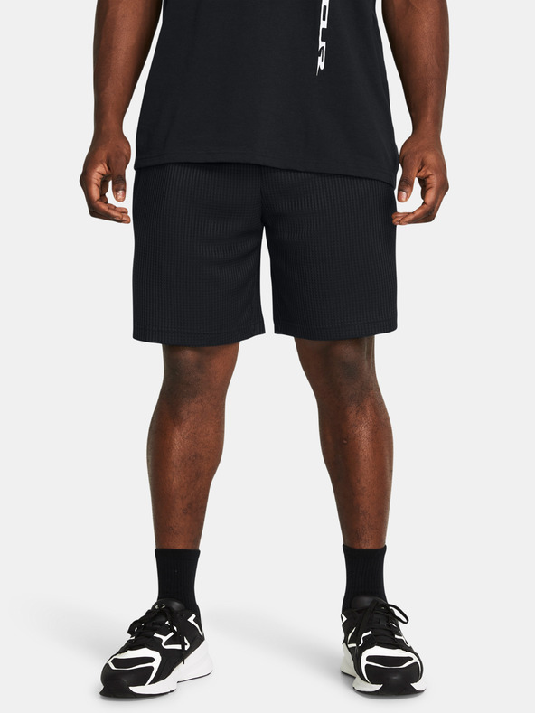 Under Armour Moške kratke hlače Under Armour UA Rival Waffle Short-BLK