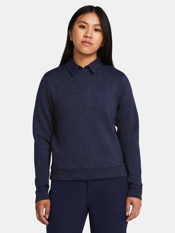 Under Armour Ženski pulover Under Armour UA Drive Midlayer Crew-BLU