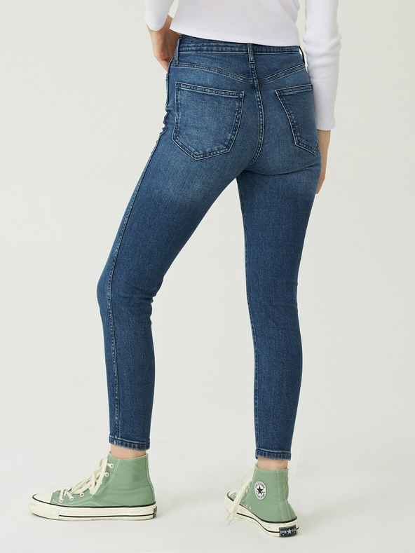 GAP Kavbojke slim High Rise Vintage Washwell GAP