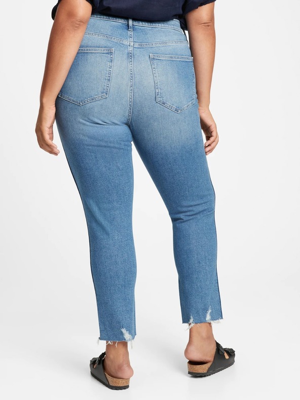 GAP Kavbojke slim High Rise Destructed Vintage GAP