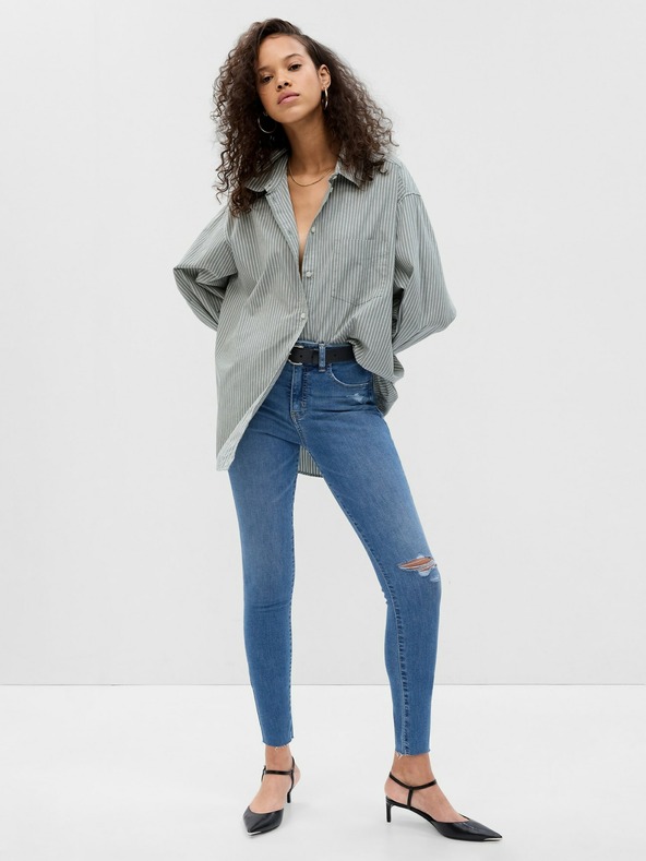 GAP Kavbojke High Rise Universal Jeggings GAP