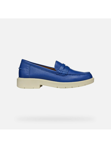 Geox Modri ženski mokasini Geox Spherica EC1