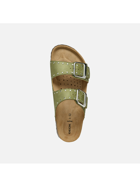 Geox Svetlo zeleni ženski natikači Geox Brionia R