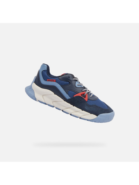 Geox Modre otroške superge Geox Flexyper Pro Boy