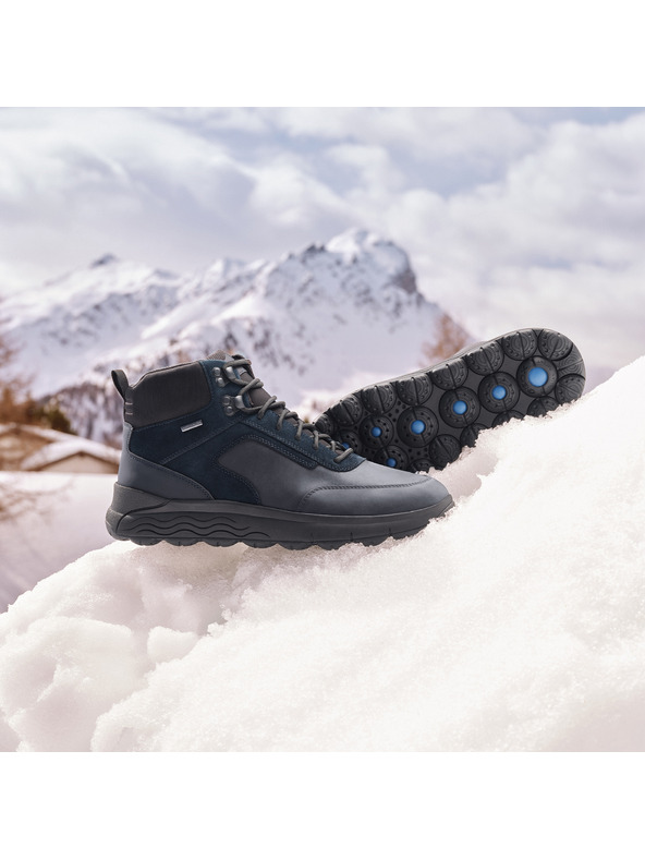 Geox Temno modra Moški gležnjarji Geox Spherica 4X4 ABX