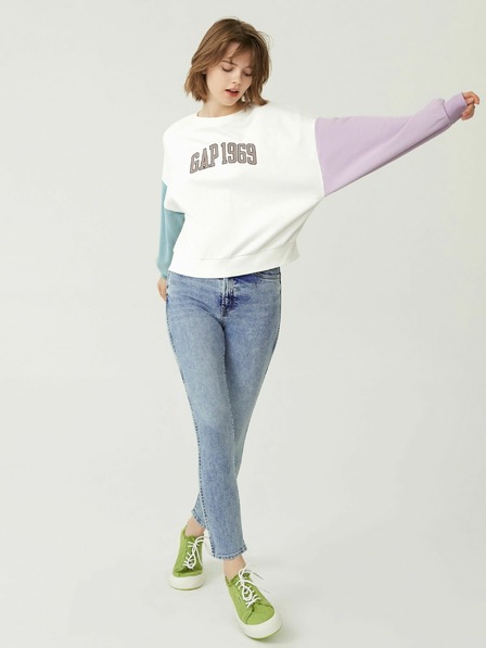 GAP Kavbojke slim High Rise Vintage Washwell GAP