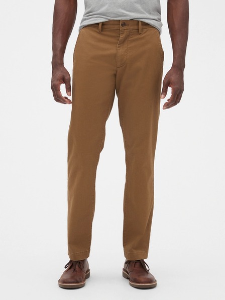GAP Khaki hlače straight GapFlex GAP