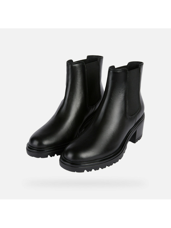 Geox Črna ženska gležnjarska obutev Geox Damiana