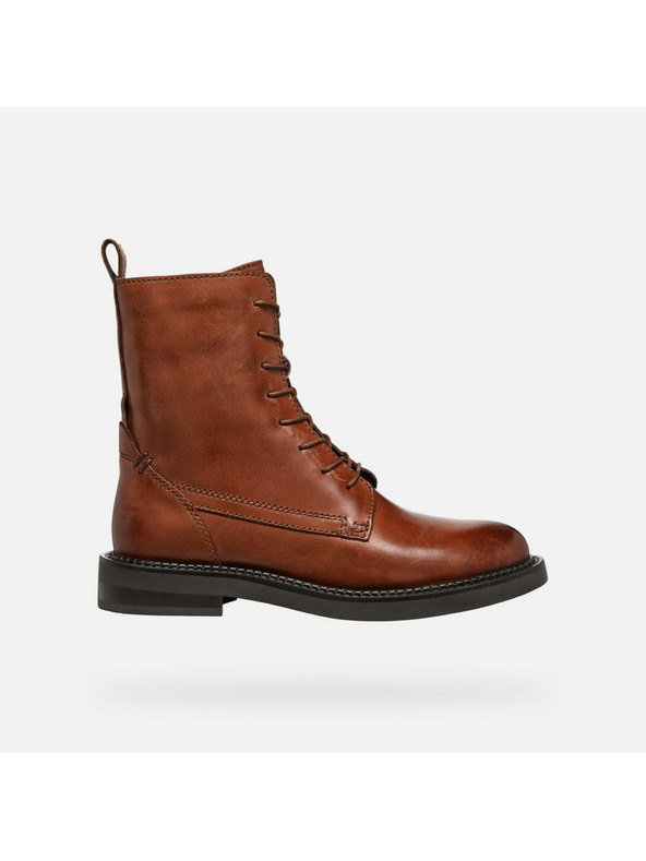 Geox Svetlo rjava ženska gležnjarska obutev Geox Serilda