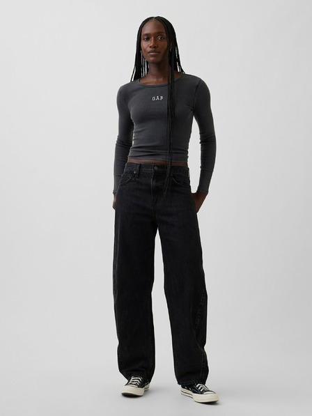 GAP Rebrasta majica z logom GAP