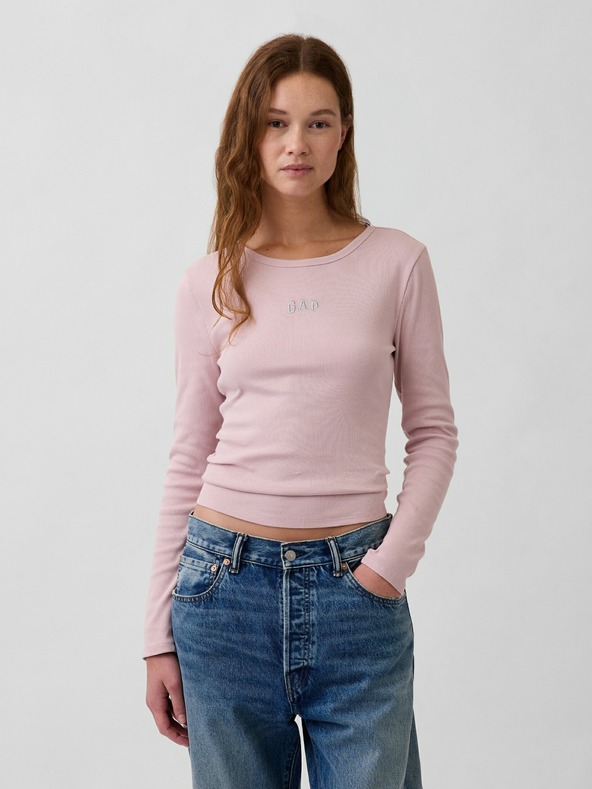 GAP Rebrasta majica z logom GAP