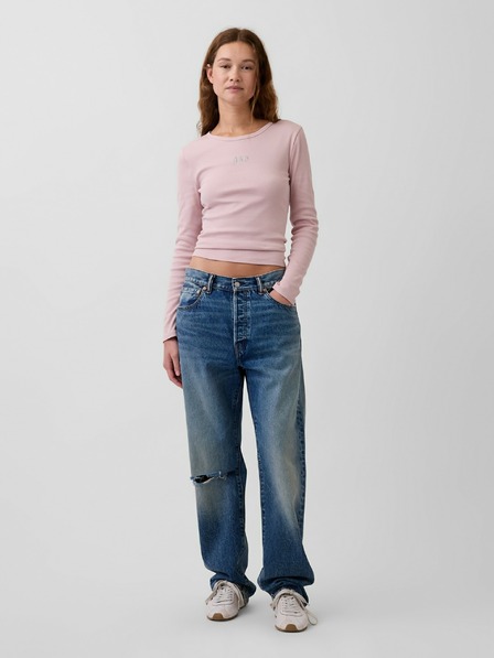 GAP Rebrasta majica z logom GAP