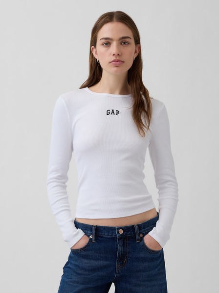 GAP Rebrasta majica z logom GAP