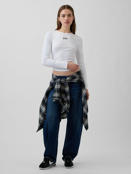 GAP Rebrasta majica z logom GAP