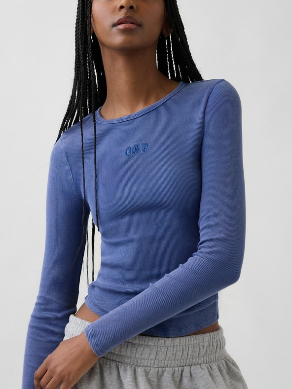 GAP Rebrasta majica z logom GAP