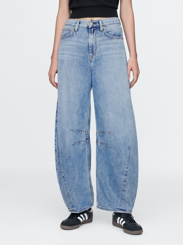 GAP Hlače High Rise Horseshoe UltraSoft GAP