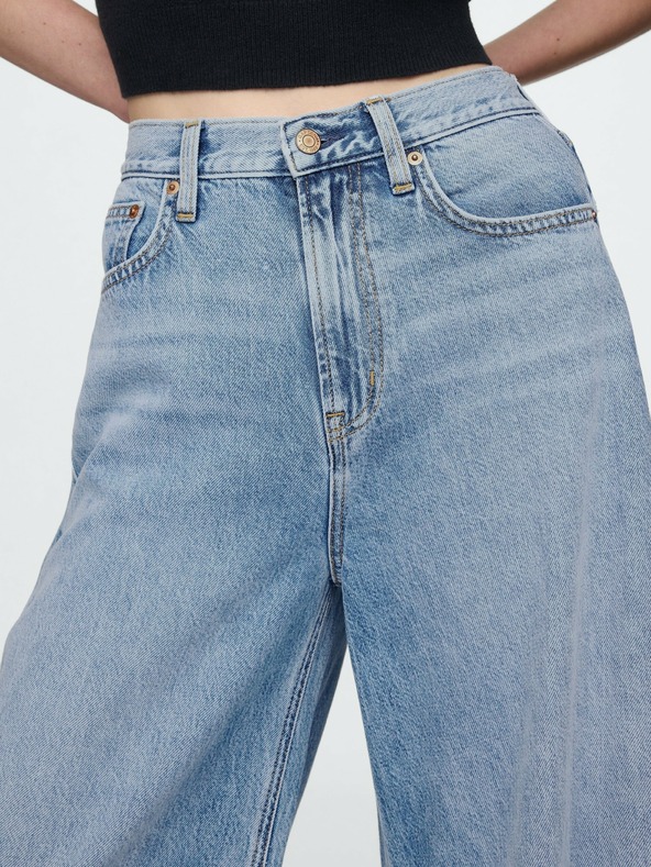 GAP Hlače High Rise Horseshoe UltraSoft GAP