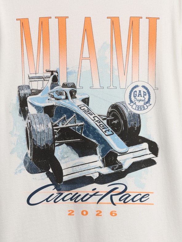 GAP Otroška majica s potiskom Gap