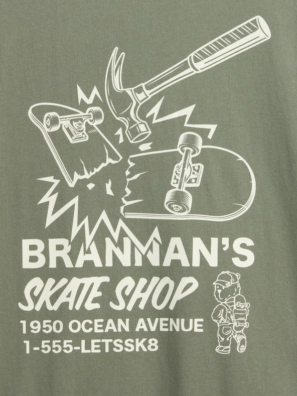 GAP Otroška majica s potiskom Gap