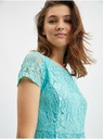 Orsay Turkizna ženska čipkasta obleka ORSAY