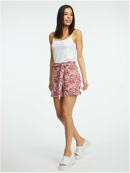 Orsay Krem in roza ženske kratke hlače ORSAY