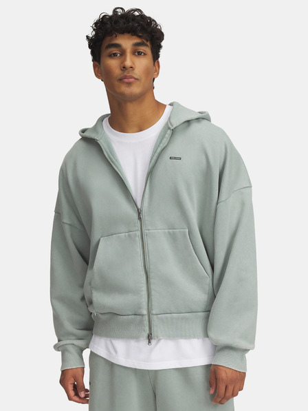 Under Armour Moški pulover  Under Armour Icon HWT Fleece Wash FZ