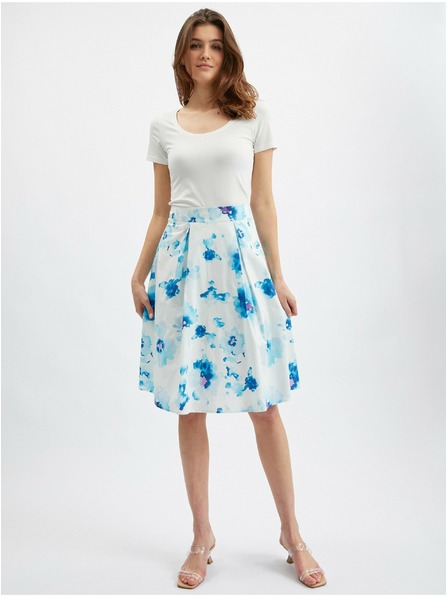 Orsay Modro-belo žensko cvetlično krilo ORSAY