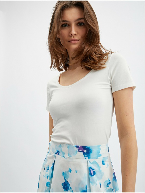 Orsay Modro-belo žensko cvetlično krilo ORSAY