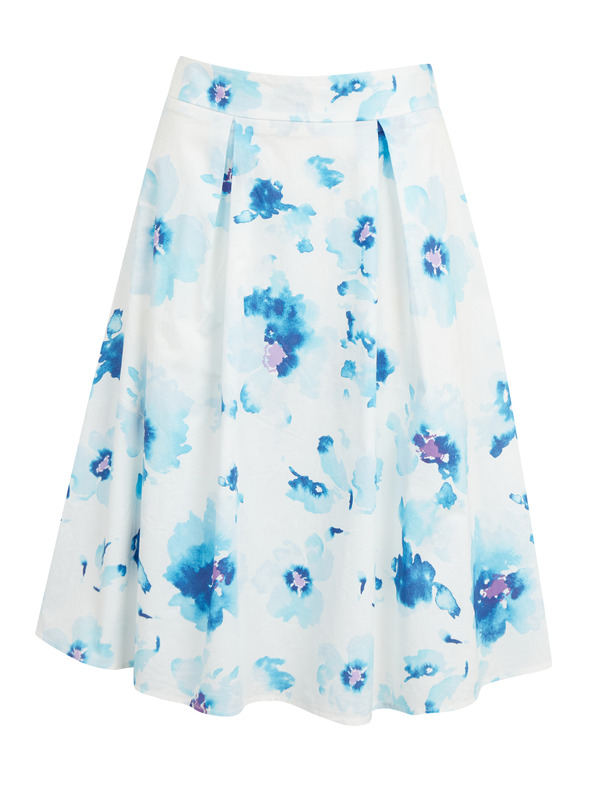 Orsay Modro-belo žensko cvetlično krilo ORSAY