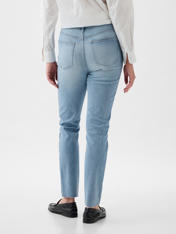GAP Kavbojke High Rise Patchwork Vintage Slim GAP