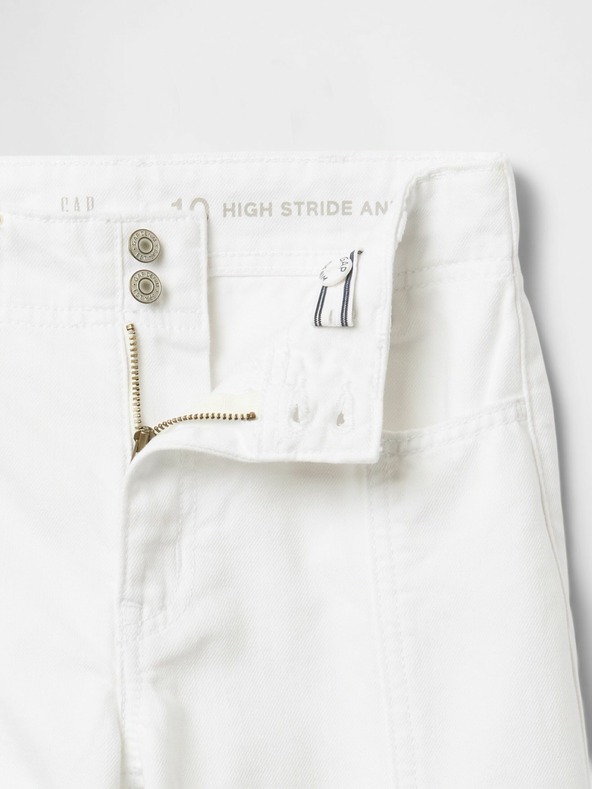 GAP Otroške kavbojke High Rise Stride Wide Leg GAP