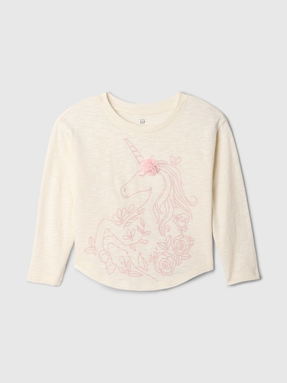 GAP Otroška bombažna majica GAP