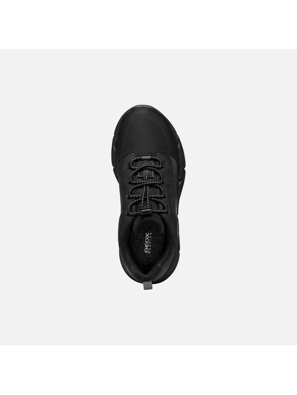Geox Črne fantovske superge Geox Flexyper Plus