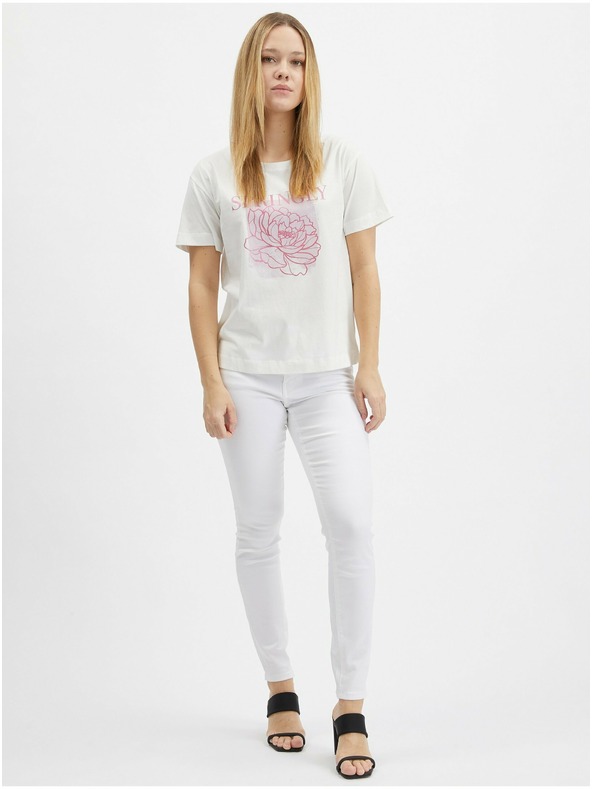 Orsay Krem ženska majica ORSAY