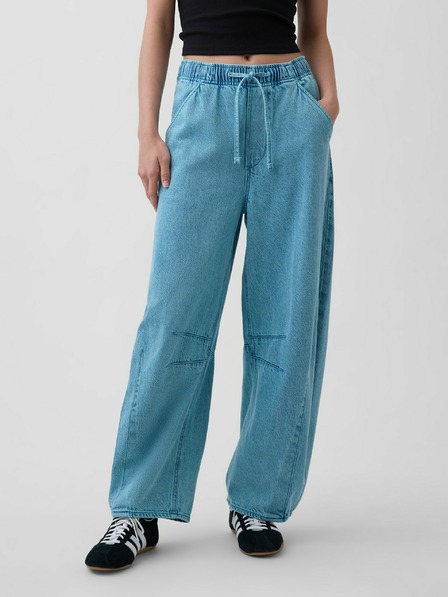 GAP Kavbojke Mid Rise Easy Horseshoe UltraSoft GAP