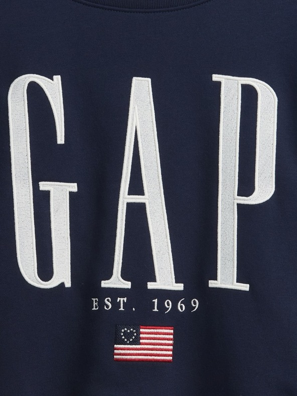 GAP Oversize jopica z logom VintageSoft GAP