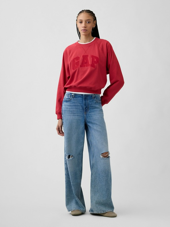 GAP Oversize pulover z logotipom GAP