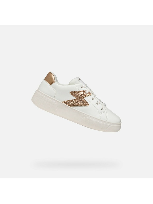 Geox Bele dekliške superge Geox Miroshi