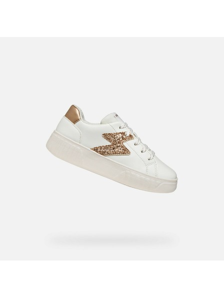 Geox Bele dekliške superge Geox Miroshi