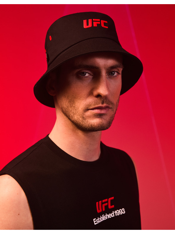 Celio Črna moška bombažna kapa Celio UFC