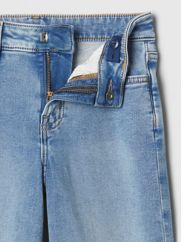 GAP Otroške kavbojke High Rise Wide-Leg SuperSoft GAP