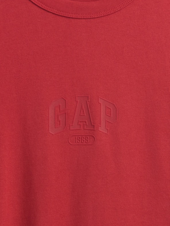 GAP Crop majica z logotipom 1969 Heavyweight GAP